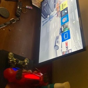 PS4 Slim Pro console, with 2 controllers, & a headset